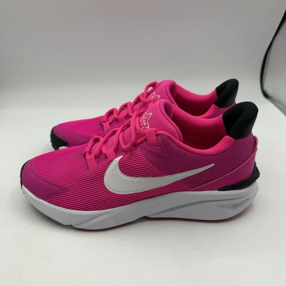 Nike Star Runner 4 NN GS‎ Running Shoes Youth Sz 6Y Fierce Pink White DX7615-601